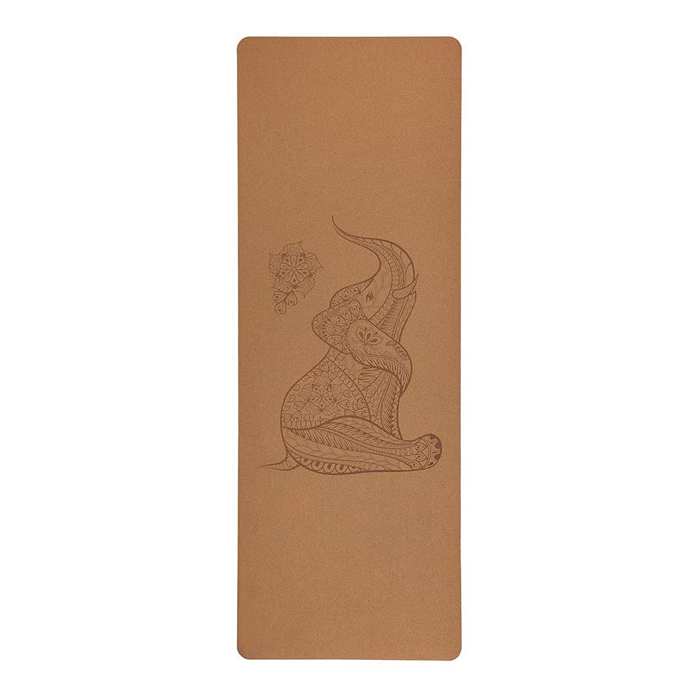 Cork yogamatte tilpasset logo